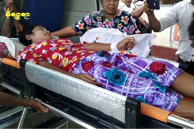  Bullet wounded schoolgirl sent to Sittwe hospital