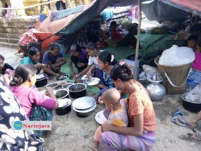 2,100 people in Pipin Yin camp have been without government assistance since May