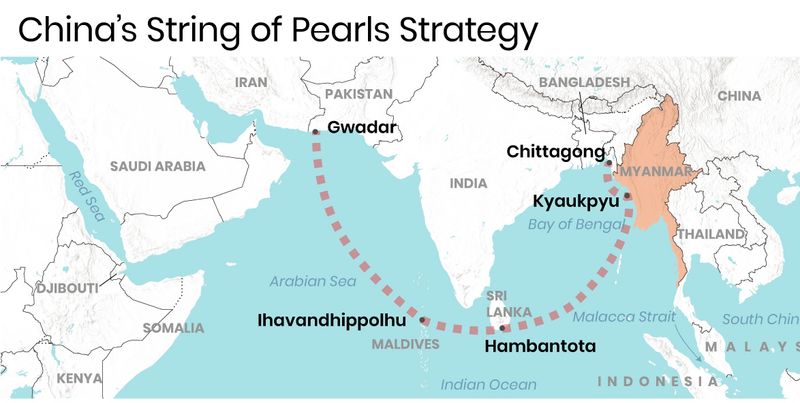 China seeks to dominate Bay of Bengal through Myanmar ports