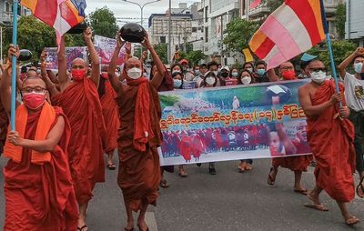 Monks flee temples in Myanmar as fighting intensifies