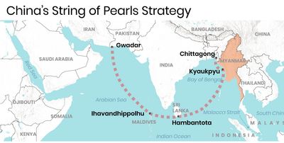 China seeks to dominate Bay of Bengal through Myanmar ports