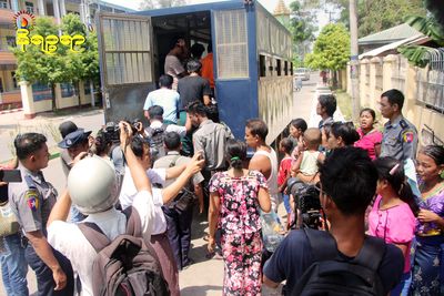 All 24 Lark Kar Villagers were remanded in Custody at Sittwe Court Again