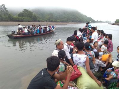 Thousand villagers flee after an army crackdown