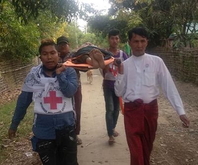  27 stranded Arakanese villagers rescued by locals with MRCS