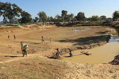 Scarcity of water puts displaced people’s camp in trouble