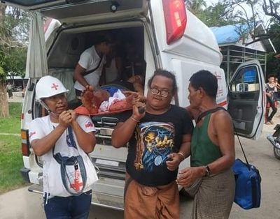 Dumb, deaf and blind IDP injured in blast near Rathedaung town