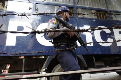 Two police officers went missing from Sittwe