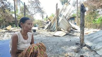 Emergency assistance needed for 1,500 people after Kyauktaw villages burned to the ground