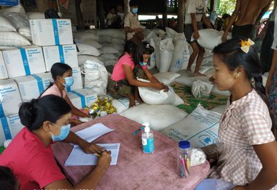 WFP to provide foods to quarantine centers in Eight Township of Rakhine