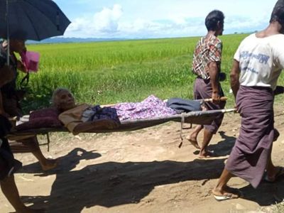 One killed, two injured in Rathedaung artillery shelling