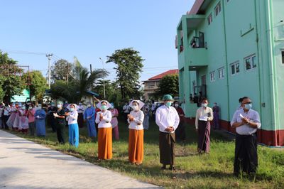 Five Rakhine townships emerge Covid-19 free