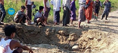 Three of a family killed in Maungdaw car bomb blast, 6 wounded