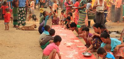 Israeli Embassy donates 320 bags of rice to Paletwa refugees