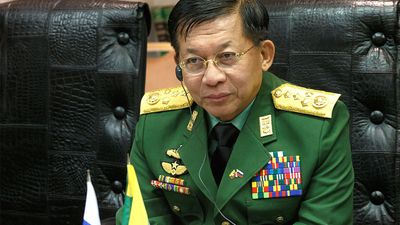 Myanmar Junta Chief Visits Moscow