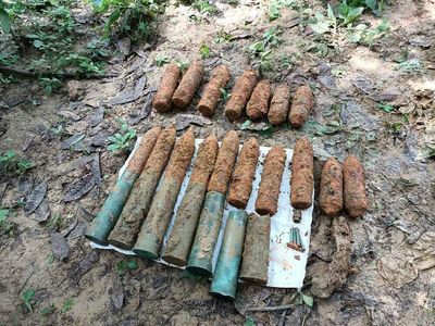 Old war bombs used by British soldiers during 2nd World War found in Buthidaung