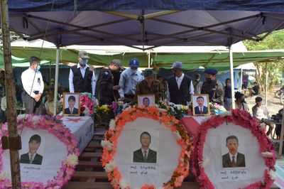 Murdered ALP/ALA leaders cremated in Sittwe under tight security