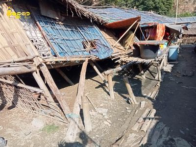 Urgent need to rebuild dormitories of Rathedaung IDP camps