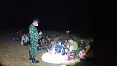 Over 40 Myanmar migrant workers arrested in Kanchanaburi for illegal entry into Thailand