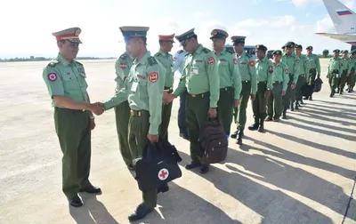 Junta arranges pleasure trip for wounded soldiers to Rakhine sea beaches