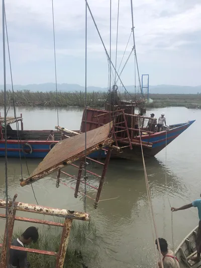 Damaged 3 Rathedaung suspension bridges yet to be repaired, cause difficulties for locals