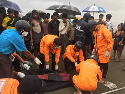 Bodies of 2 Muslim women recovered from Sittwe beach in Rakhine State
