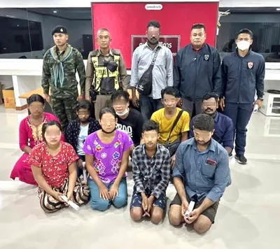 10 Myanmar workers, including 4 women, arrested in Thailand