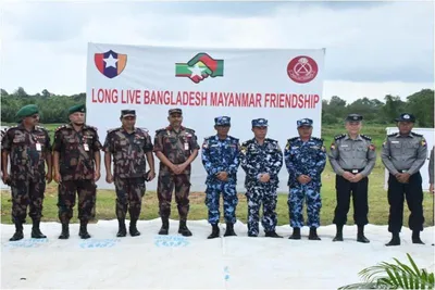 Bangladesh-Myanmar border guard commander-level meeting held