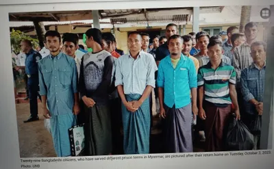 29 Bangladeshi nationals return from Myanmar