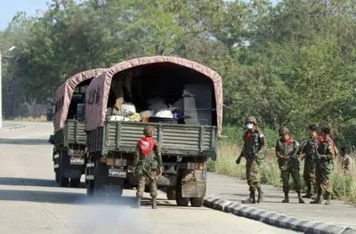 Junta forces arrest 20 Kyauk Phyu vegetable vendors