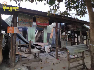 Junta forces burn down 6 houses, arrest homeowners in Kyaukphyu