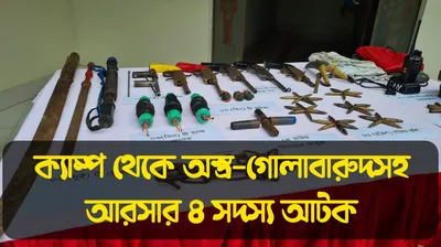 Bangladesh police arrest 4 ARSA members with Arms in Cox's Bazar 
