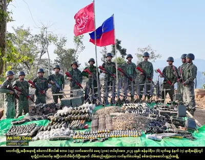 AA steps up offensive on battalion headquarters in Rathedaung