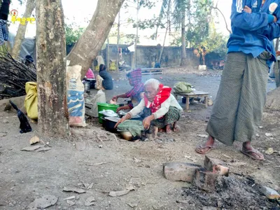 Rakhine IDP camps struggle with food shortages