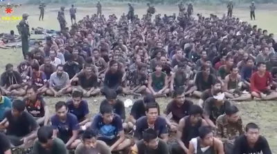 MOC-15’s deputy division commander, hundreds of junta soldiers with family members surrender to AA