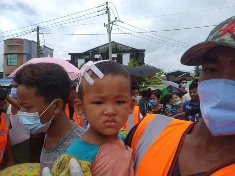 Five injured after Rakhine village shelled just one day after 21st Century Panglong Peace