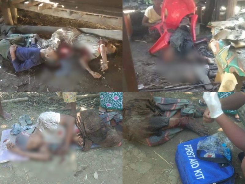 Artillery shelling of Rakhine’s Kyauktaw kills 3 and injures another 4