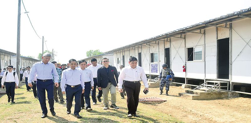 ASEAN and Neighboring Countries Embassy Heads Visit Maungdaw to Assess Refugees Readmission Situation