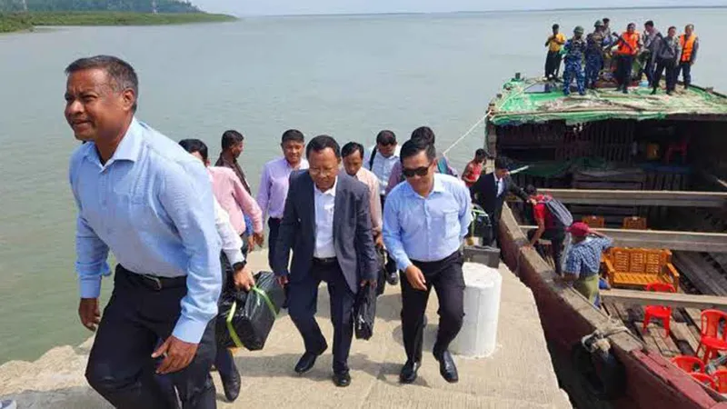 Myanmar delegation arrives in Bangladesh for refugee repatriation discussion
