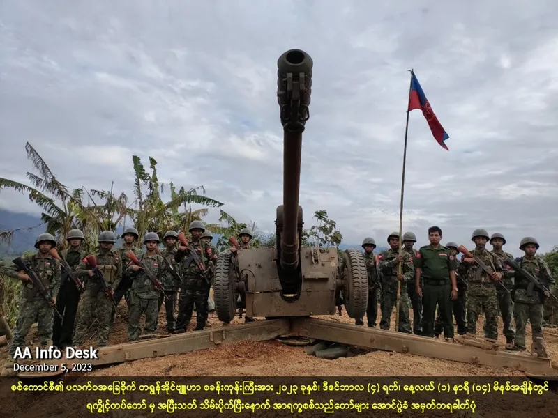AA captures strategic military base in western Myanmar