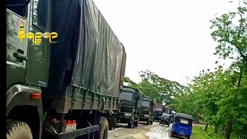 AA seizes 3 military vehicles from  Buthidaung-Maungdaw highway   