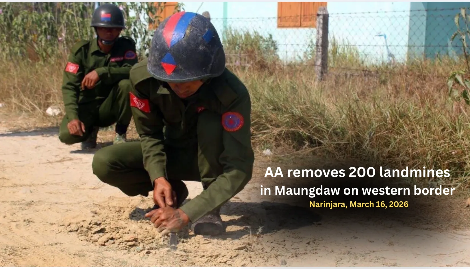 AA removes 200 landmines in Maungdaw on western border